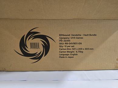 Riftbound Vendetta Vault Bundle Case (Brand New)