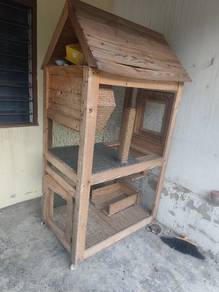 Sangkar kayu 2tingkat