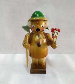 Vintage German Steinbach Wooden Smoker Incense