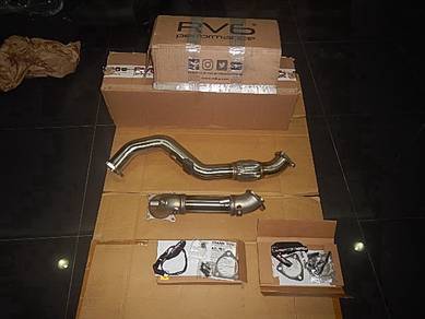 RV6 Catless Down Pipe With Front Pipe Fk8 Type R