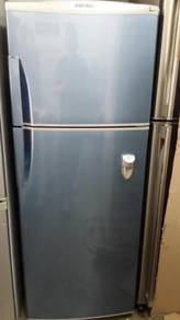 Refrigerator Hitachi Fridge Blue Peti Ais Sejuk