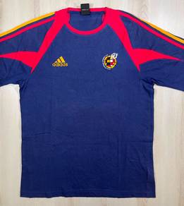 Adidas Spain Dark Blue Fan Tee #BV2 Used