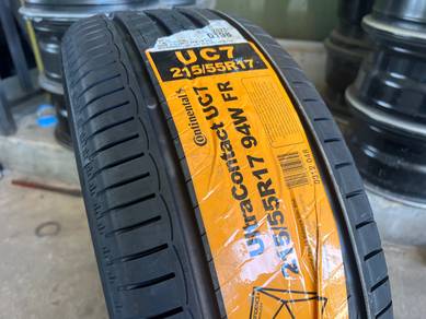 Tayar Baru 215 55 17 Continental UltraContact UC7