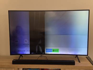 samsung curve 55 tv damaged