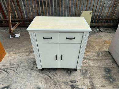Ceramic Tile Top Kitchen Cabinet Drawer Rack Shelf