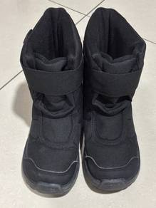 Quechua Warm SH100 Mid Scratch Black Boots