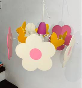 Flowers hanging light