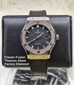 Hublot Classic Fusion Factory Diamonds titanium