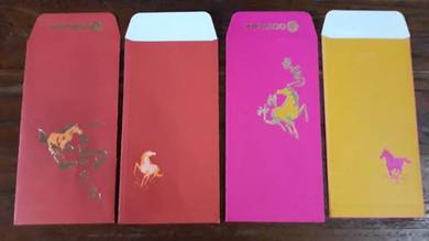 Koleksi Sampul Ang Pow OCBC Horses (4+4)