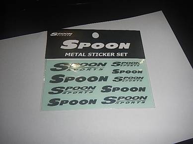 Spoon Metal Sticker Set FL5 FK8 FD2 EK9 GK5 DC2 EP
