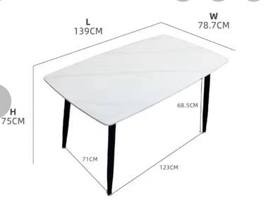 sintered stone dining table 