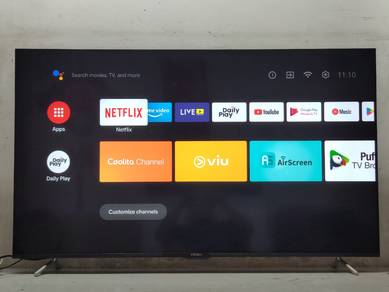 PRISM+ 55" 4K Android Smart LED TV good condition 