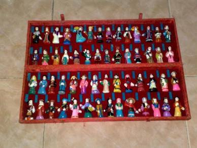 Patung Chinese mini opera costume dolls