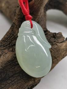 Icy Ice Light Green Jadeite Jade Pendant