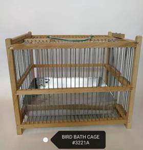 Bird Bath Cage 3221A Sangkar Mandi Burung 36x29cm
