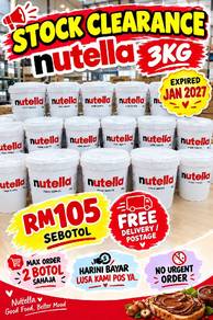 nutella 3kg dan roxella kinder bueno 5kg