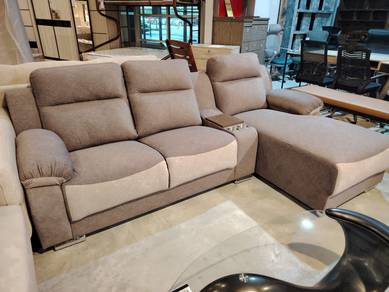 L Shape Sofa with 2 cup holder
