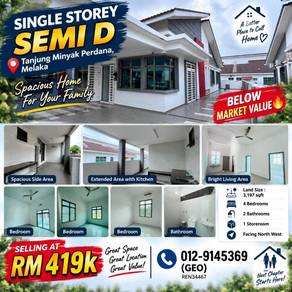 Semi-Detached House For Sale in Tanjong Minyak,MLK