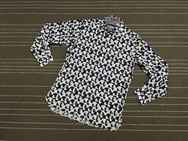 LOUIS &  CLERK fullprint panda slim fit M