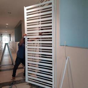 INSTALL IRON GRILLE l pasang grille pagar