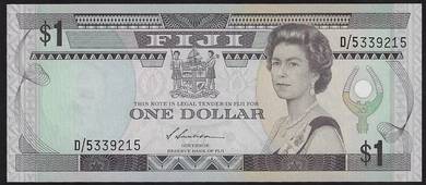 Fiji 1 Dollar 1987 - Pick P86a  unc