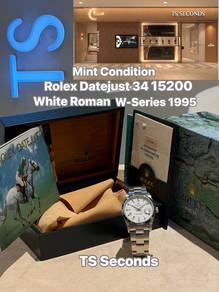 Rolex Oyster Perpetual Date 34mm white Roman 15200