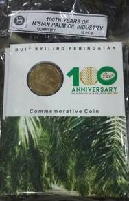 Malaysia Commemorative coin card Palm oil 2017