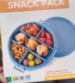 New big snack plate with tray