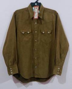 Rare western shirt longsleeve red indian style