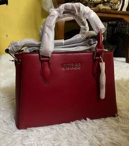 GUESS SHENANDOA SATCHEL (red)
