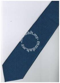 BU9 Blue Top Quality Solid Formal Neck Tie
