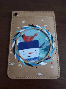 Starbucks China Snowman Rewards Card and Holder Se