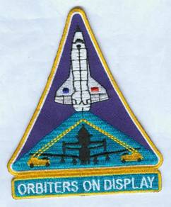 NASA Orbiters On Display Space EMBROIDERED Patch