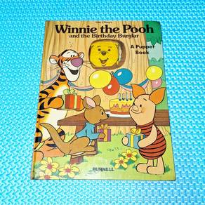 Vtg 79 Walt Disney's Winnie The Pooh Puppet Book