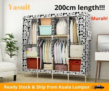 Foldable Wardrobe Non Woven Big Almari Besar Murah