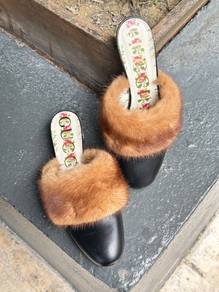 Gucci Leather Mules