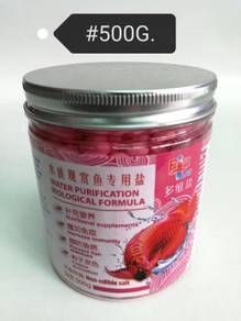 Fish Lab Salt Color Enhance Pink 500gram Aquarium