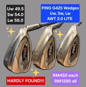 RARE - PING G425 Wedges (Uw, Sw, Lw)