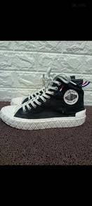 uk7 Palladium Pallarue Canvas Mid