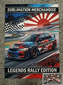 T-shirt sublimation JDM legend 