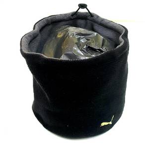 Puma Fleece Reversible Neck Warmer Black/Grey