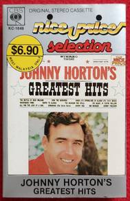 Johnny Horton GREATEST HITS Cassette Tape