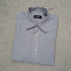 Hugo Boss Grey Long Sleeve Shirt
