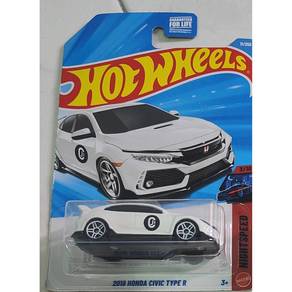 Hot Wheels 2018 Honda Civic Type R White