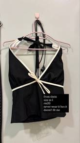 black tieback top