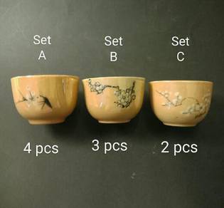 WW11 made in China teacups for Japanese in Malaya