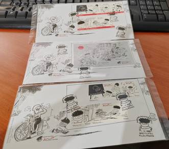First Day Cover Malaysian Cartoon sets of 3 2008