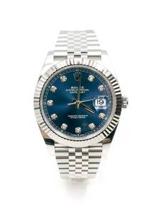 New Rolex Datejust 41 Blue Diamond 126334
