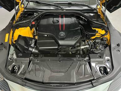 Supra A90 Radiator Plate Engine Bay Dry Carbon Lip