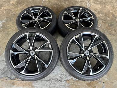 Rim second 18 HRE RS7 siap tayar audi golf civic